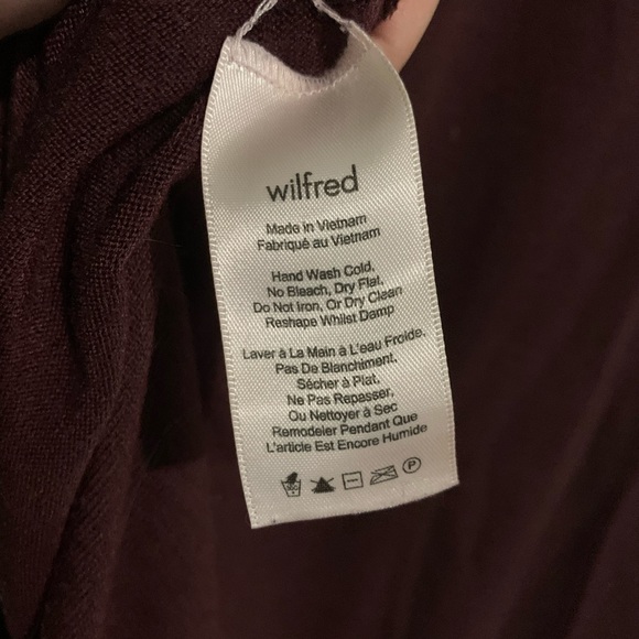 WILFRED Sherbrooke Sweater (maroon) - Picture 5 of 6